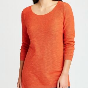 Old Navy Coral Textured Knit Sweater Womens Size Lg